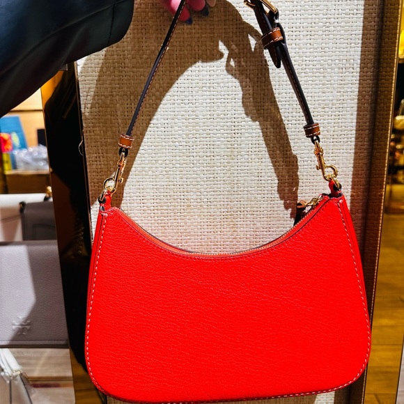 Tory Burch Thea Textured Convertible Leather Crossbody - Picture 4 of 11